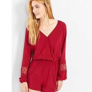 Express red romper